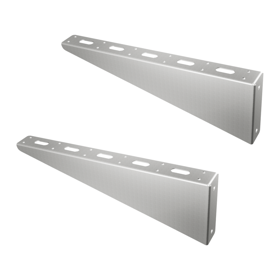 18” Galvanized Bolt-On Shelving Brackets(2Pack)