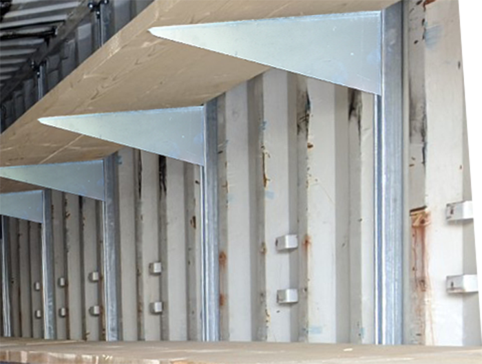 18” Galvanized Bolt-On Shelving Brackets(2Pack)