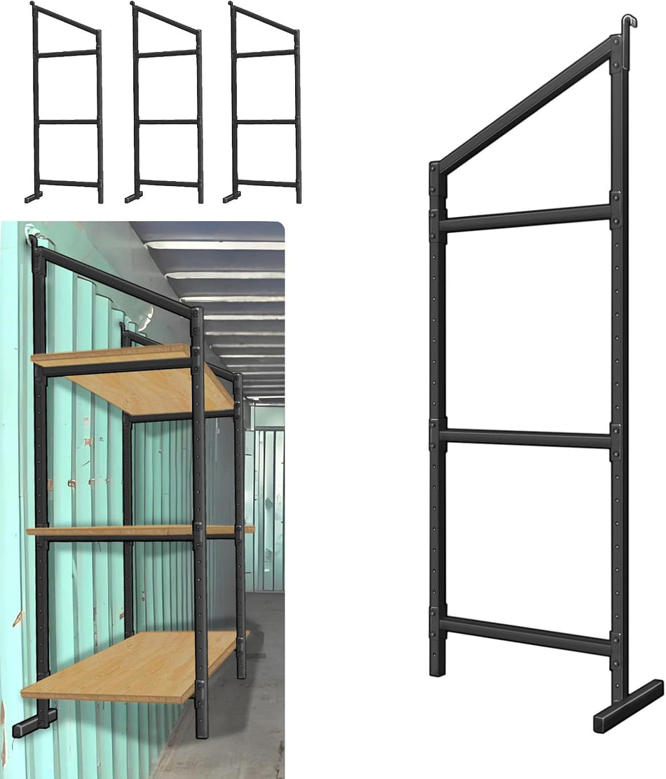 Adjustable 3-Tier Shelving Brackets (4 Pack)